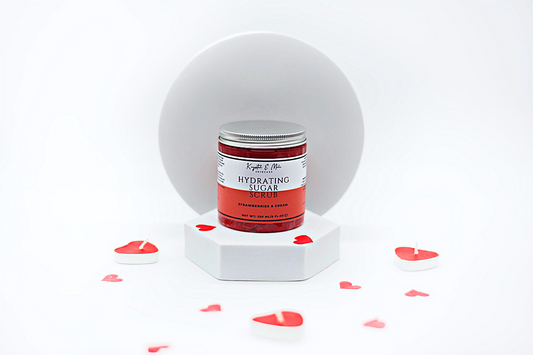 strawberries & cream hydrating sugar scrub