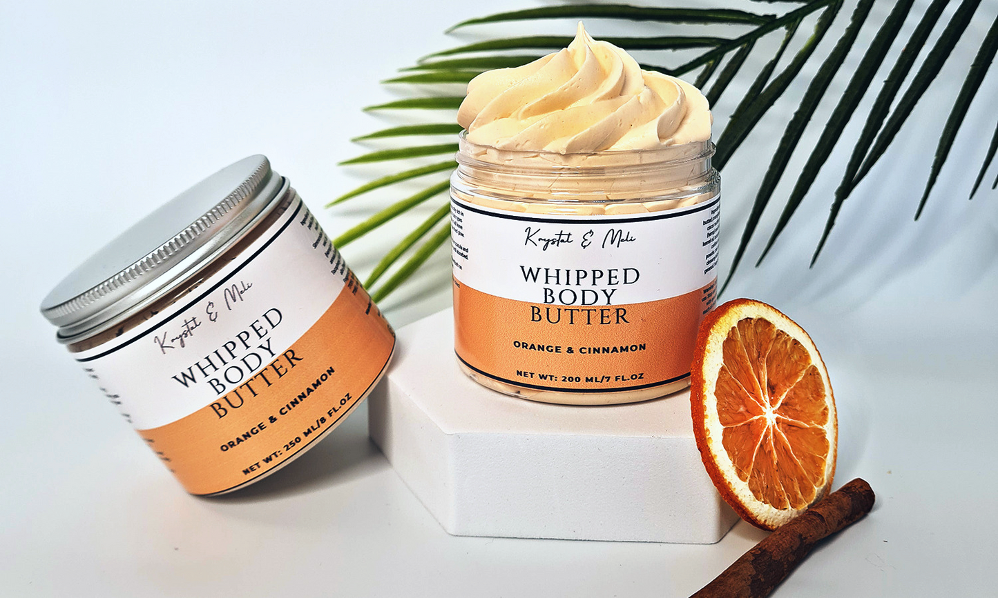 Orange & Cinnamon Whipped Body Butter