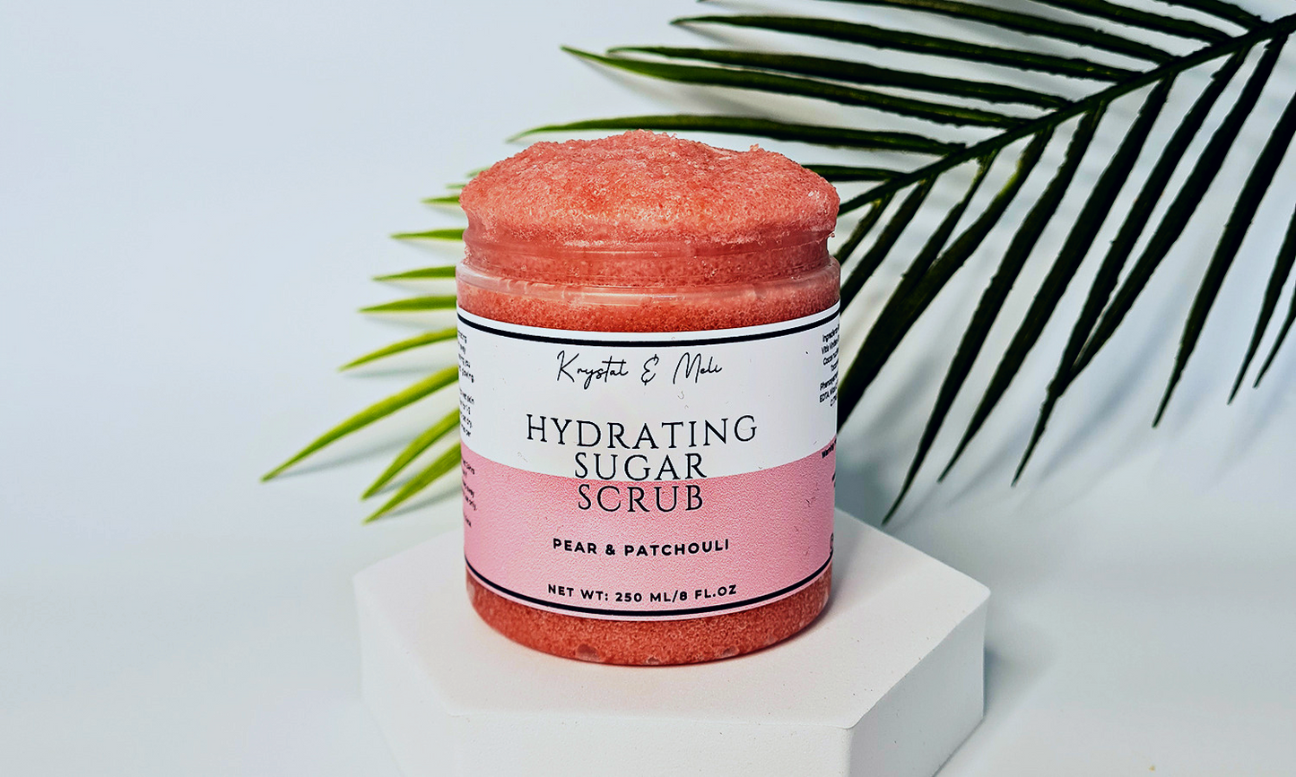Pear & Patchouli Hydrating Sugar Scrub
