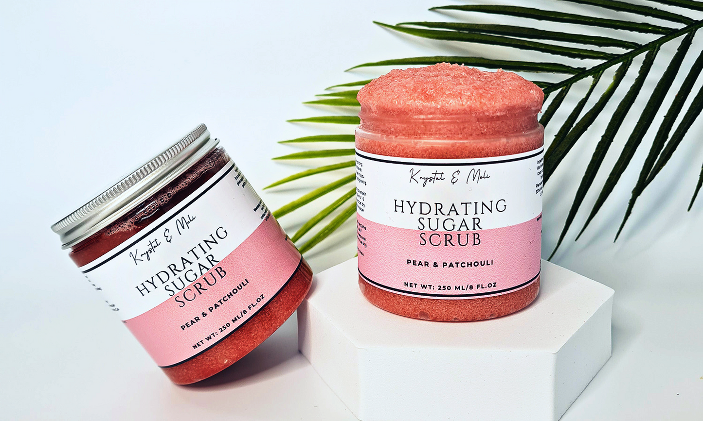 Pear & Patchouli Hydrating Sugar Scrub