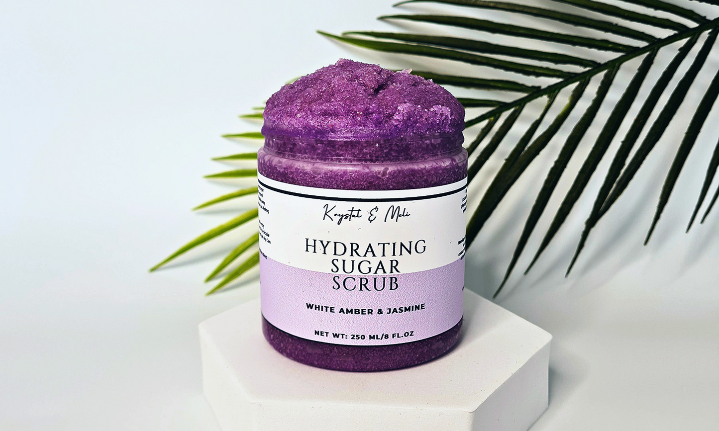 White Amber & Jasmine Hydrating Sugar Scrub