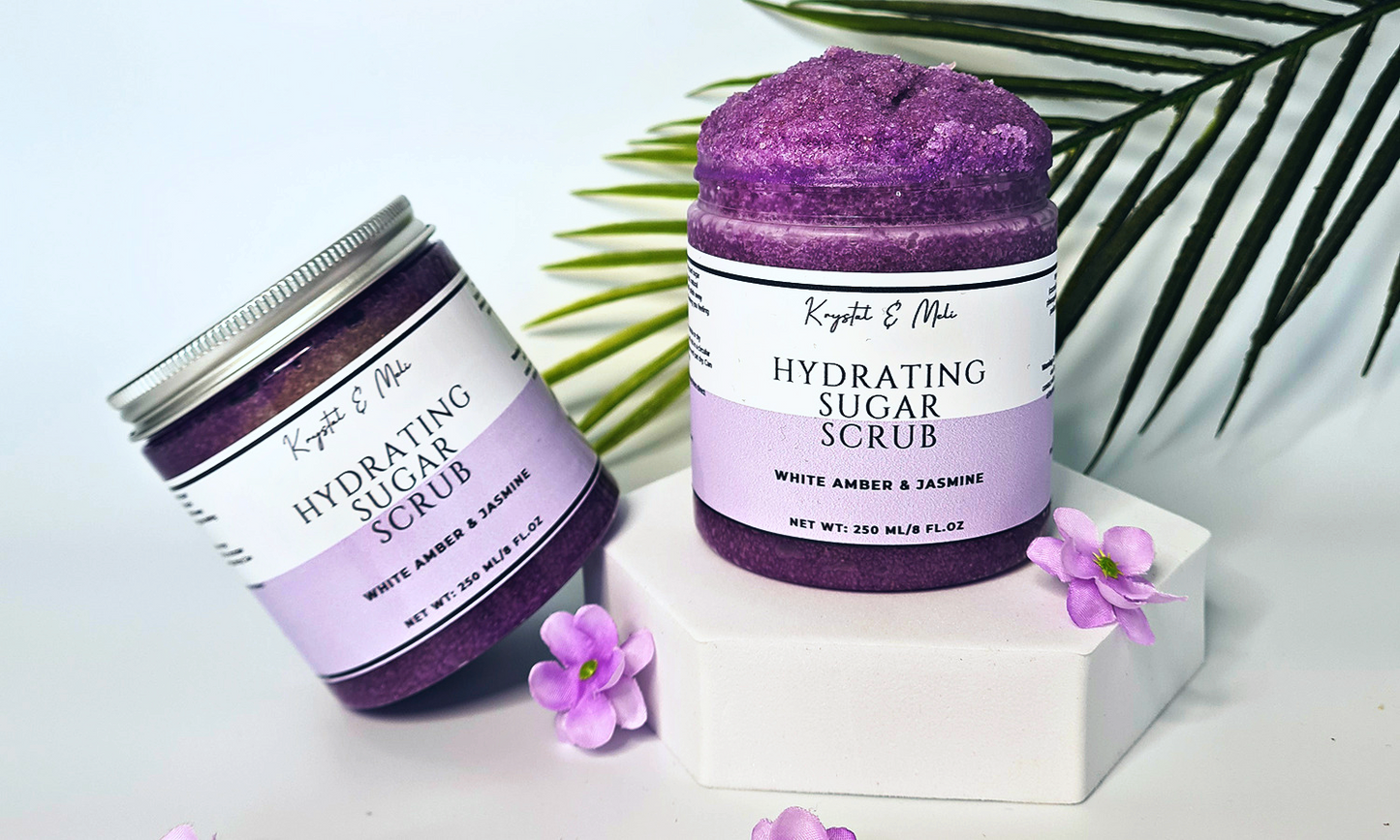 White Amber & Jasmine Hydrating Sugar Scrub